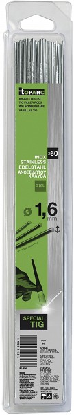 TIG FILLER RODS (X60) - STAINLESS STEEL (316L) Ø1.6 - 330MM (BLISTER) GYS