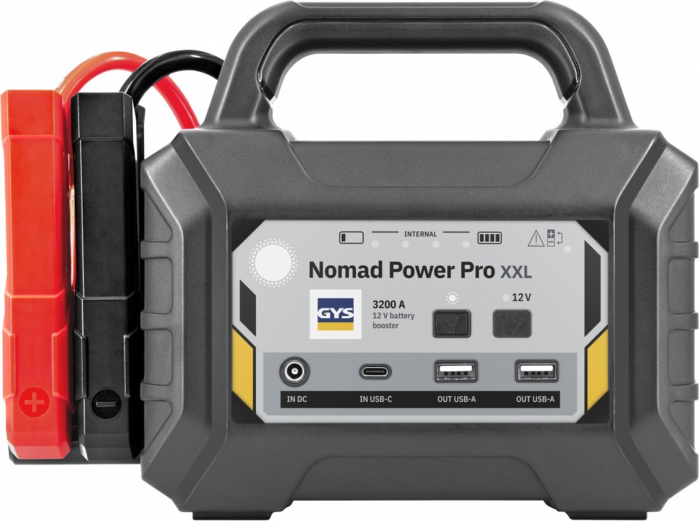 KÄIVITUSABI-AKUPANK 12V 3200A LITHIUM NOMAD POWER PRO XXL GYS