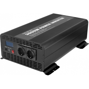 INVERTER PSW 3000 / 6000W 12V JUHTPULT EKRAANIGA 6M GYS