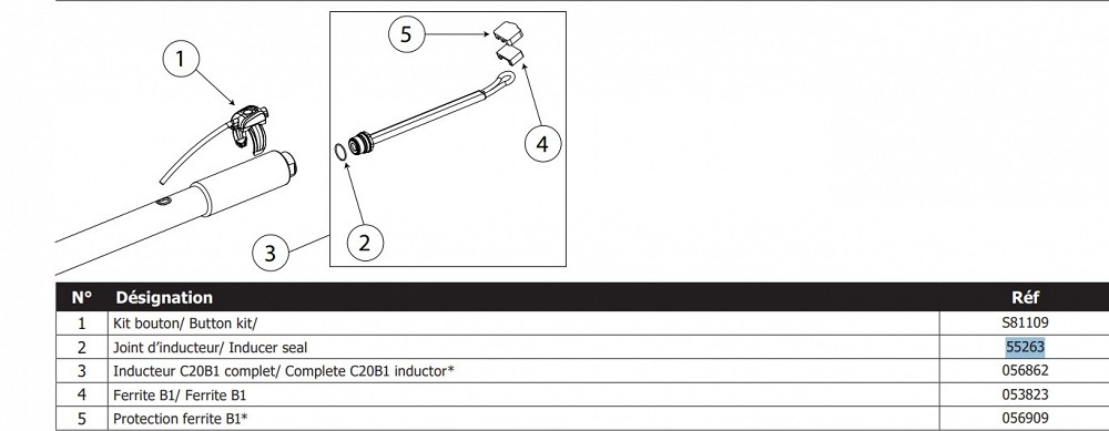 VARUOSA O-RÕNGAS INDUKTSIOONKUUMUTI 50LG
