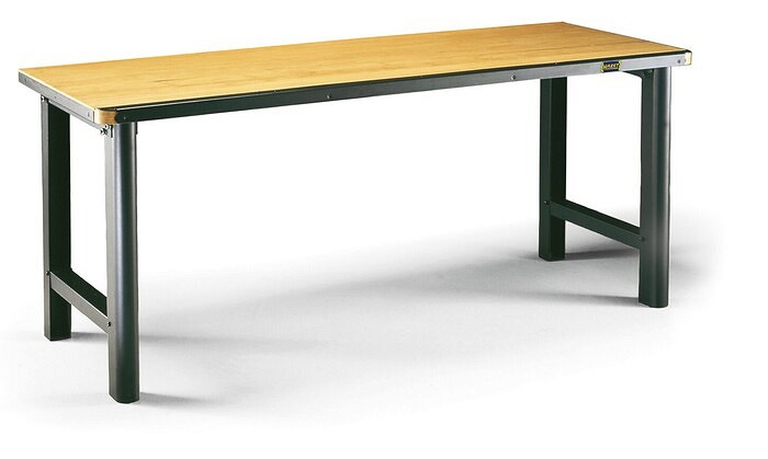 TÖÖLAUD PUITPLAADIGA. METALLSERVAGA 2000X760XH845MM HAZET (MADE IN GERMANY)