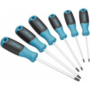 6-OS. TORX KRUVIKEERAJATE KOMPLEKT T10-T30. 3K KÄEPIDE HAZET