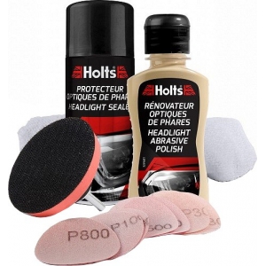 HEADLIGHT RESTORER KIT TULEKLAASIDE POLEERIMISKOMPLEKT. HOLTS