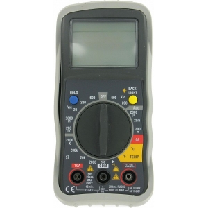 DIGITAALNE MULTIMEETER / DIGITESTER (AC / DC CAT III (600V) VALGUSTUSEGA M-PRO