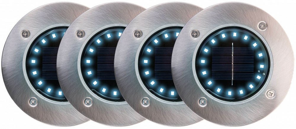 SOLAR AIAVALGUSTI 4TK LED KÜLM VALGUS 115X130X10MM IP65 KELTIN