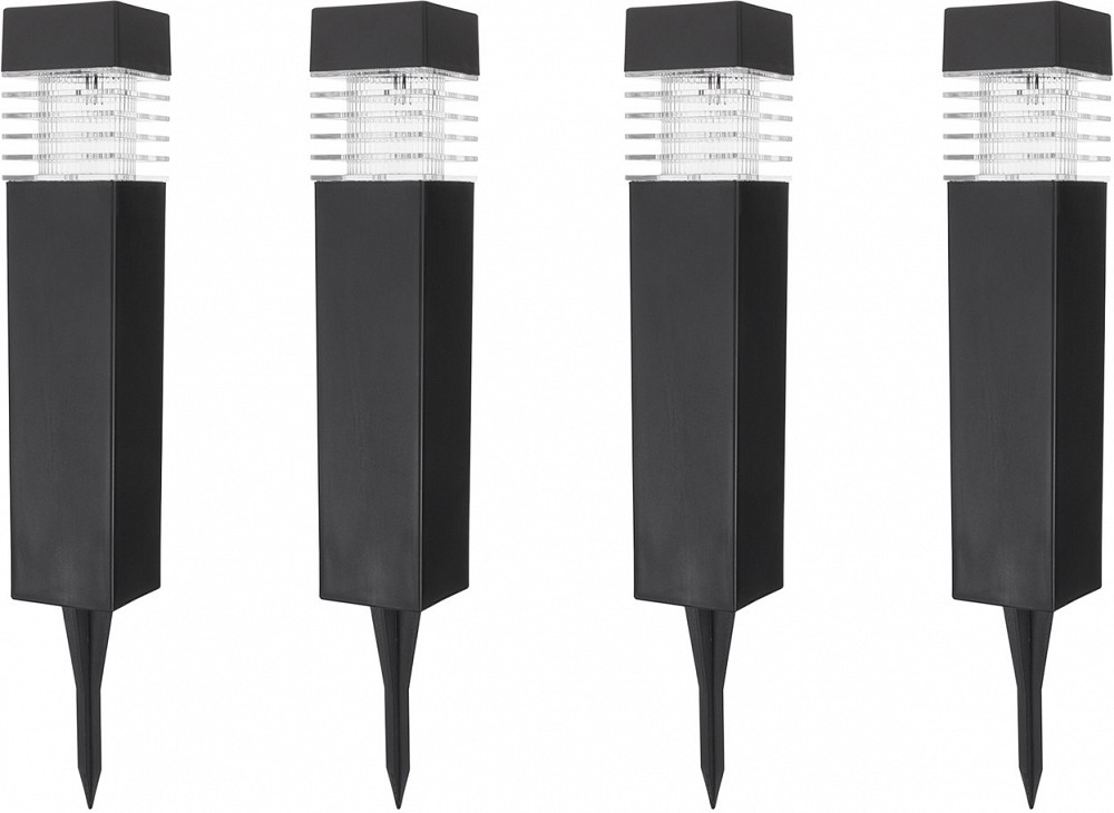 SOLAR AIAVALGUSTI 4TK LED 0.06W KÜLM VALGUS 400X60X60MM IP44 KELTIN