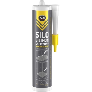 K2 SILO SANITARY SILICONE CLEAR SANITAARSILIKOON VÄRVITU 300ML / PADRUN