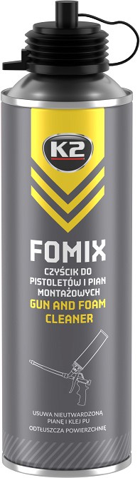 K2 FOMIX GUN AND FOAM CLEANER POLÜURETAANVAHU PUHASTUSAINE 500ML / AE