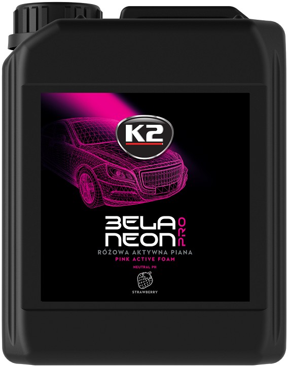 K2 BELA NEON PRO STRAWBERRY ROOSA AKTIIVVAHT 5L