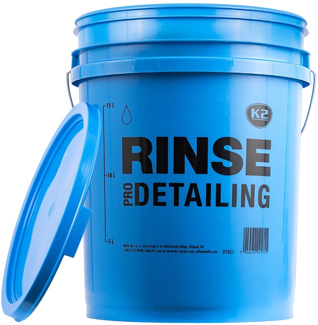 K2 DETAILING BUCKET "RINSE" LOPUTUSÄMBER 20L