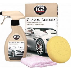 K2 GRAVON RELOAD KERAAMILINE HOOLDUS- JA KAITSEVAHA 250ML / PIHUSTI KOMPLEKT