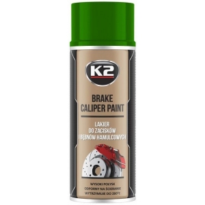 K2 BRAKE CALIPER PAINT +260°C KUUMAKINDEL VÄRV ROHELINE 400ML / AE
