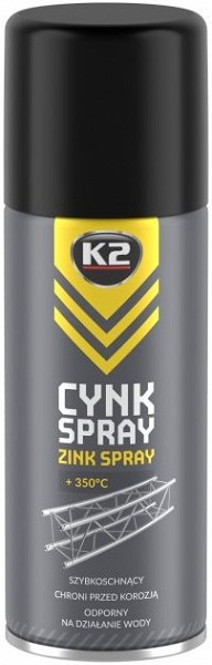 K2 ZYNC SPRAY +350°C KÜLMGALVAANIKA TSINK 400ML / AE