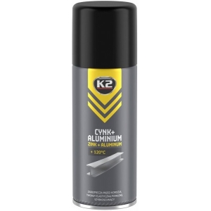 K2 ZYNC+ALUMINIUM +120°C TSINK-ALUMIINUMVÄRV 400ML / AE
