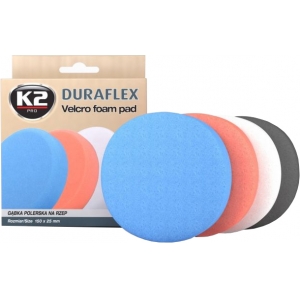 K2 DURAFLEX BLUE HARD ABRASIVE TAKJAKINNITUSEGA POLEERIMISPADI 150X25MM