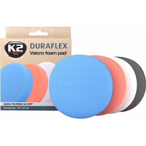 K2 DURAFLEX BLACK FINISHING TAKJAKINNITUSEGA POLEERIMISPADI 150X25MM