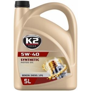 K2 TEXAR 5W40 SYNTHETIC XN A3 / B4 SN / CF 5L (TÄISSÜNT.)