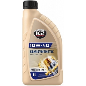 K2 TEXAR 10W40 SEMISYNTHETIC XL SL / CF / CF-4 1L (POOLSÜNT.)