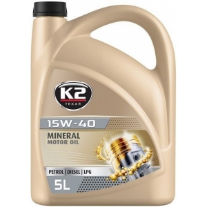 K2 TEXAR 15W40 MINERAL SL / CF / CF-4 5L (MINERAAL)