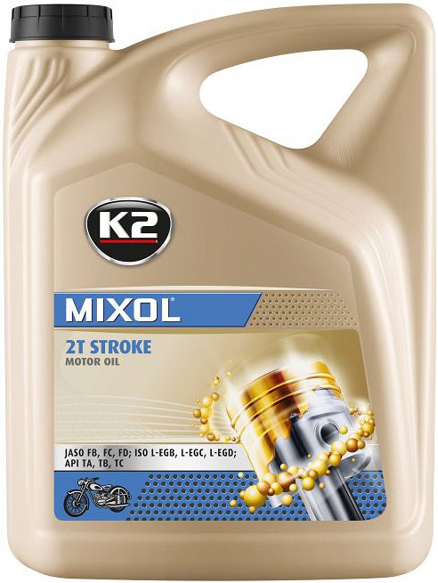 K2 2T MIXOL 2T MOOTORIÕLI PUNANE 5L