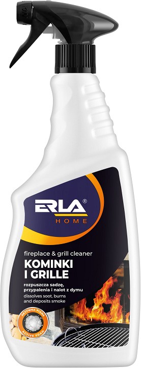 ERLA FIREPLACE & GRILL CLEANER KAMINA- JA GRILLIPUHASTUSVAHT 750ML / PIHUSTI