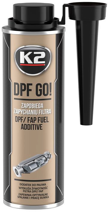 K2 DPF GO! DIISLI TAHMAFILTRI PUHASTAJA 250ML