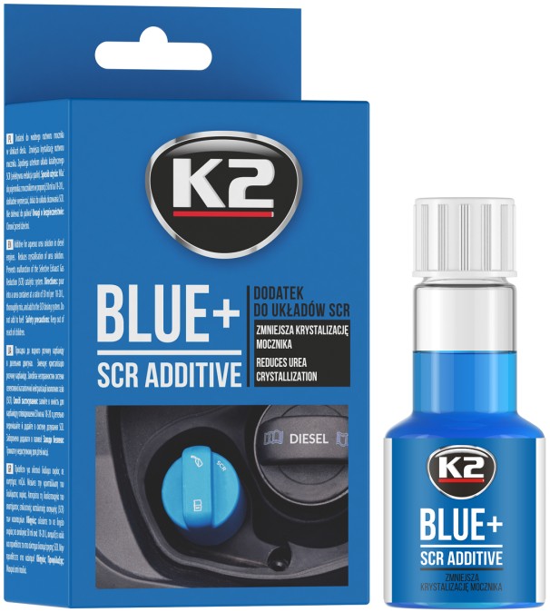 K2 BLUE+ ADBLUE KRISTALLISEERUMISVASTANE LISAND 50ML 20L-LE