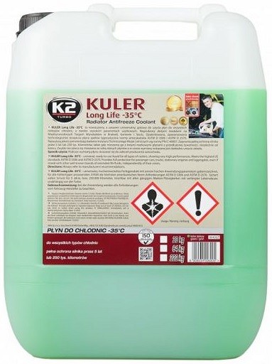 K2 KULER ROHELINE -35°C JAHUTUSVEDELIK VALMIS 20L