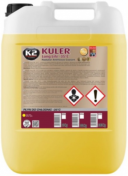 K2 KULER KOLLANE LL -35°C JAHUTUSVEDELIK VALMIS 20L