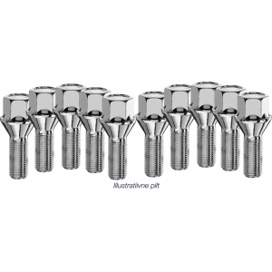 POLTIDE KOMPLEKT P14X1.50 / 35 / 17. 10TK. RIAL TP VELGEDELE