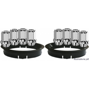 MUTTER M12X1.50 / 34 / 19 (D2) 8 TK + 63.4-56.6 (Z04) 2TK. ALUTEC 9MP072