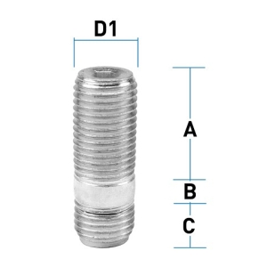 TIKKPOLT TP14X1.5 / 38 (23MM+5MM+10MM) TOPELTKEERMEGA