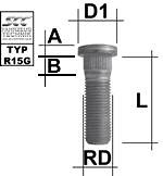 TIKKPOLT TP14X1.50 / 41 / 14.90 (P55 / 41. D14.9) M1415RE50A