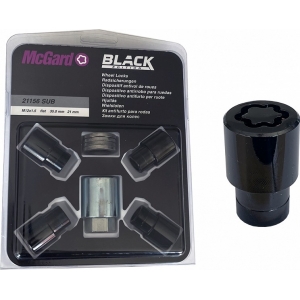 LUKUSTUSM. MCGARD (BLACK) MS12X1.50 / 15 / 35 / 21 (SEIBIGA. P15 / 35. CH21)