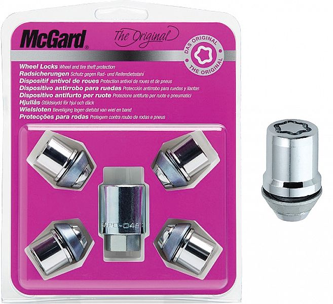 LUKUSTUSM. MCGARD (STANDARD) M12X1.50 / 32.5 / 19 (P29.5. CH19) (60° / CONE W)