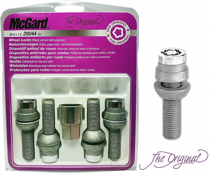 LUKUSTUSP. MCGARD (STANDARD) PK14X1.50 / 37.1 / 19 (PALL-PUKS. R14. P37.1. CH19)