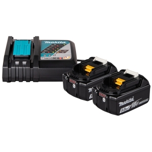 VARUAKUDE JA LAADIJA KOMPLEKT 2TK 5.0AH 18V. DC18RC MAKITA