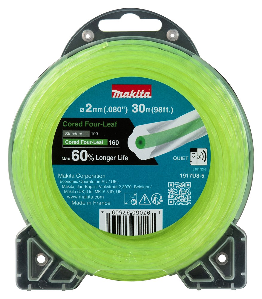 TRIMMERIJÕHV 2.0X30M. SÜDAMIKUGA RISTIKHEINAKUJULISE LÕIKEPINNAGA MAKITA