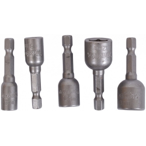 PADRUNITE KOMPL. TRELLILE 1 / 4" (6.8.10.12.13) X50MM. 5TK MAKITA