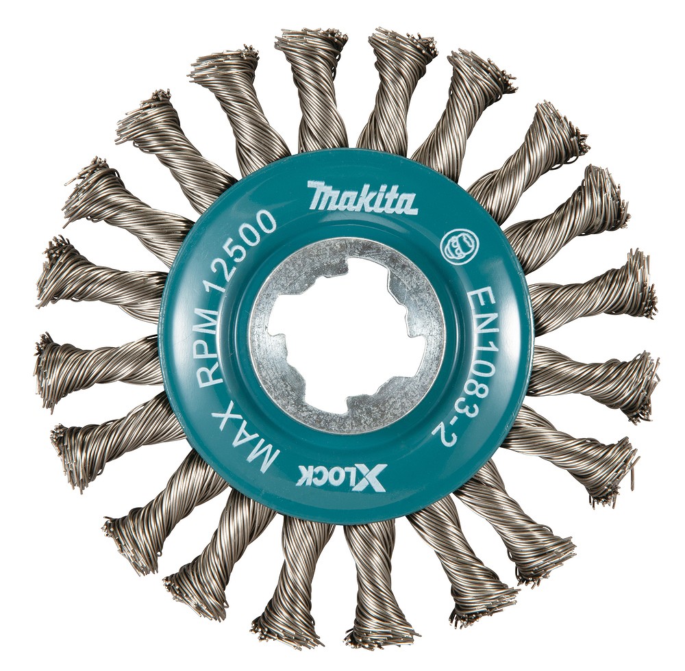 KETASHARI. PUNUTUD HARJASED (TÄIELIKULT KIMBUS) 0.5MM. Ø115MM. ROOSTEVABA. X-LOCK MAKITA