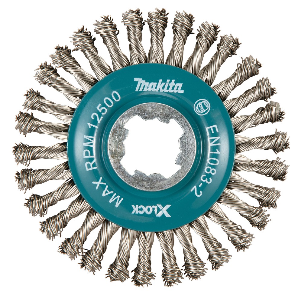 KETASHARI. PUNUTUD HARJASED (OSALISELT KIMBUS) 0.5MM. Ø115MM. ROOSTEVABA. X-LOCK MAKITA