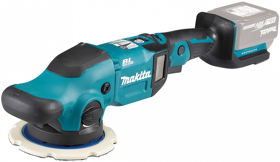 AKU POLEERIJA 18V. 150MM. 0-6.800 OPM. 0-13.600 SPM. 0-780 RPM. 3.1KG MAKITA