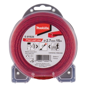TRIMMERIJÕHV 2.7MM X 15M. RISTIKHEINA KUJULISE LÕIKEPINNAGA MAKITA