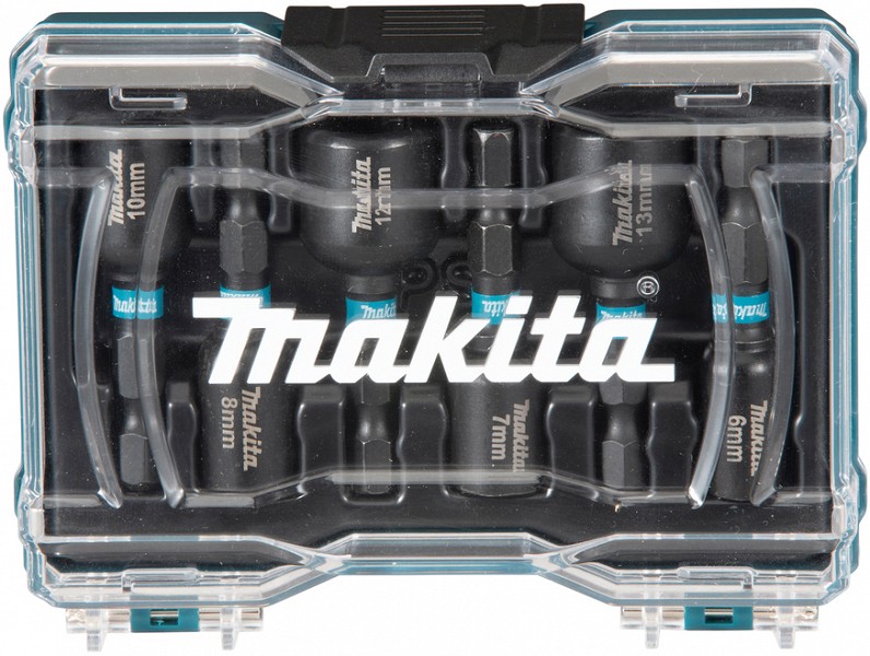 PADRUNITE KOMPL. TRELLILE 1 / 4" (6.7.8.10.12.13) X50MM. 6TK MAKITA