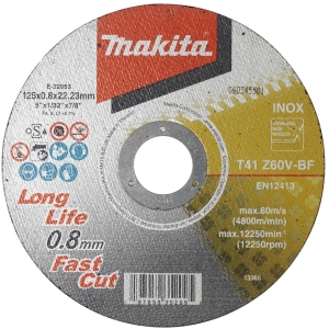 LÕIKEKETAS 125X0.8MM Z60U-BF. RST / METALL MAKITA