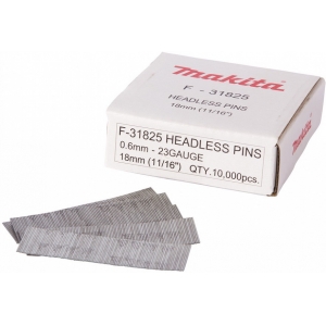 PIN NAELAD 0.6X18MM. 23GA. TERAS. 10000TK DPT353. PT354Z AF5000HP MAKITA