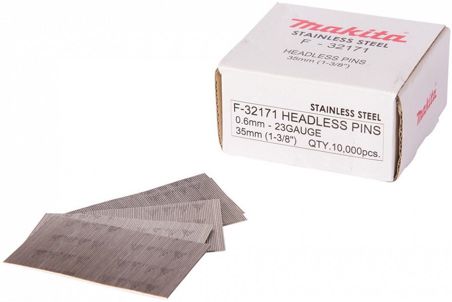 PIN NAELAD 0.6X35MM. 23GA. RST. 10000TK DPT351. AF5000HP MAKITA