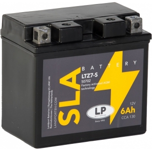 LANDPORT 6AH SLA(AGM) YTZ7-S MOTOAKU 113X70X105MM 130A - / +