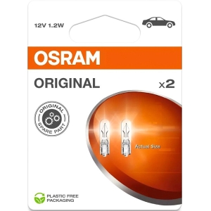 12V T5 PIRN 1.2W W2X4.6D ORIGINAL BLISTER 2TK OSRAM