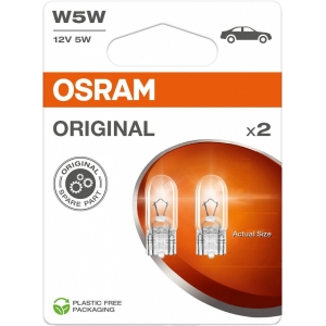 12V T10 PIRN 5W W2.1X9.5D W5W ORIGINAL BLISTER 2TK OSRAM